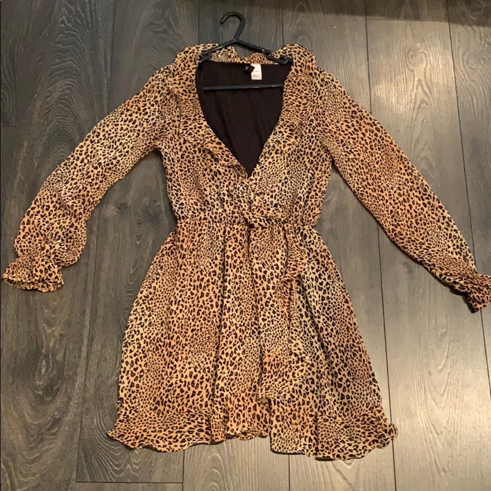 Animal print dress
